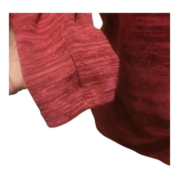 Juicy Couture red cutout long sleeve top with thumbholes - Picture 4 of 8